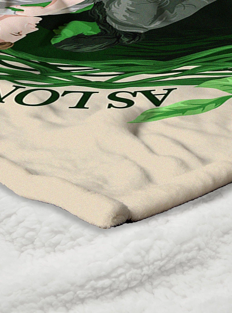 Wicked: For Good You're Mine Silk Touch Sherpa Throw Blanket