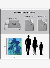 Wicked: For Good Greenery Silk Touch Sherpa Throw Blanket