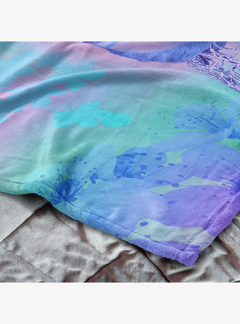 Wicked: For Good Glinda Blossoms 60x80" Silk Touch Throw Blanket