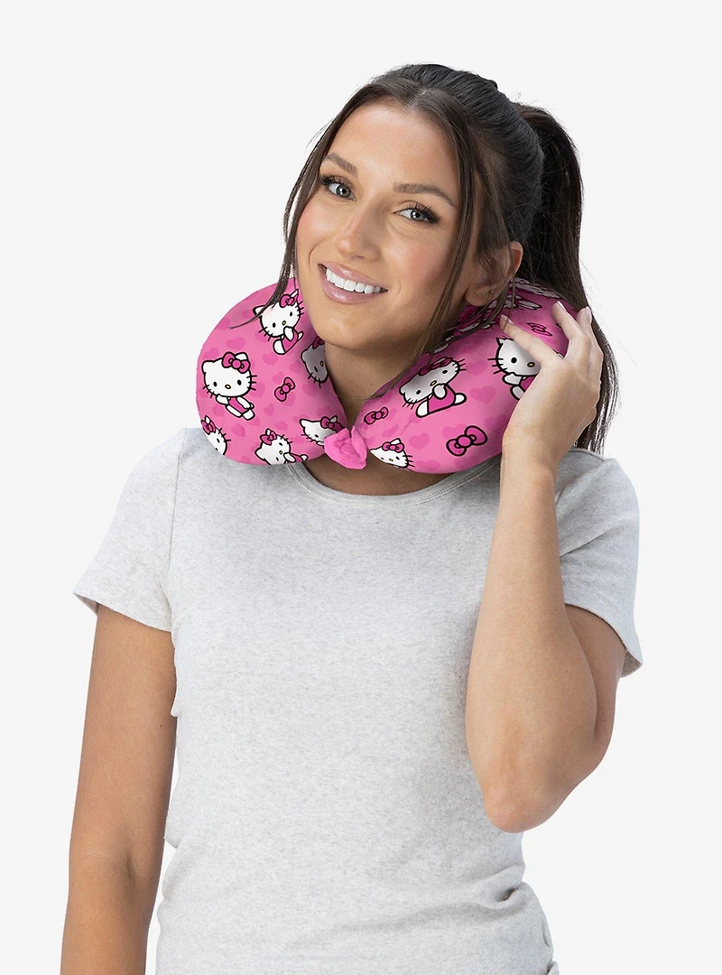 Hello Kitty I Love Pink Neck Pillow