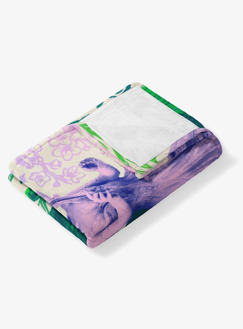 Wicked: For Good Pink and Green 46x60" Silk Touch Throw Blanket
