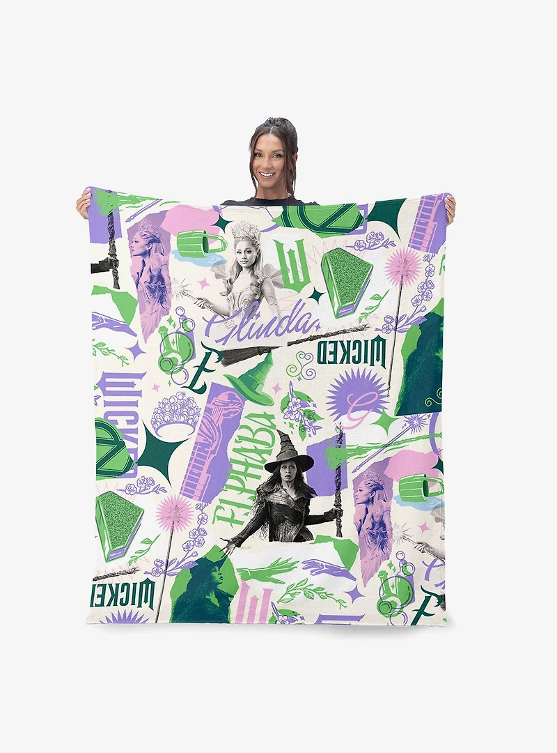 Wicked: For Good 46x60" Silk Touch Throw Blanket