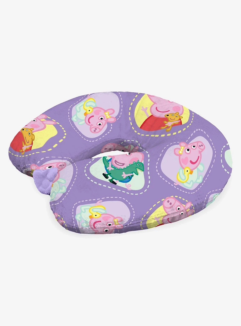 Peppa Pig Sibling Patches Neck Pillow