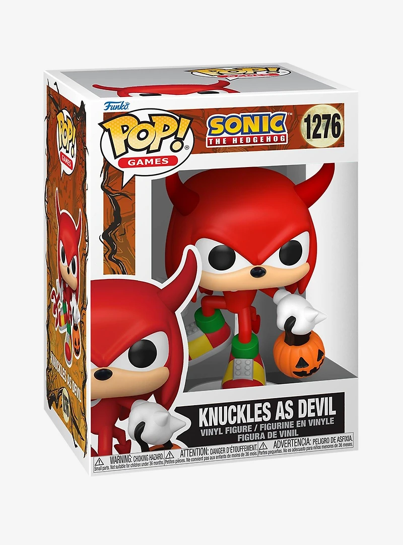 Funko Pop! Games Sonic the Hedgehog Knuckles as Devil Vinyl Figure