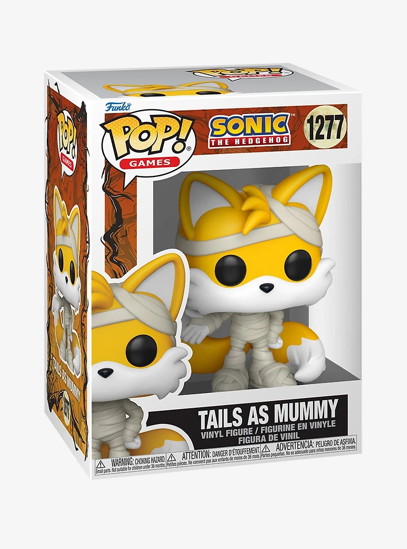 Funko Pop! Games Sonic the Hedgehog Tails as Mummy Vinyl Figure