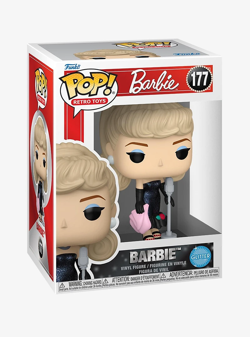 Funko Pop! Retro Toys Barbie Glitter Vinyl Figure