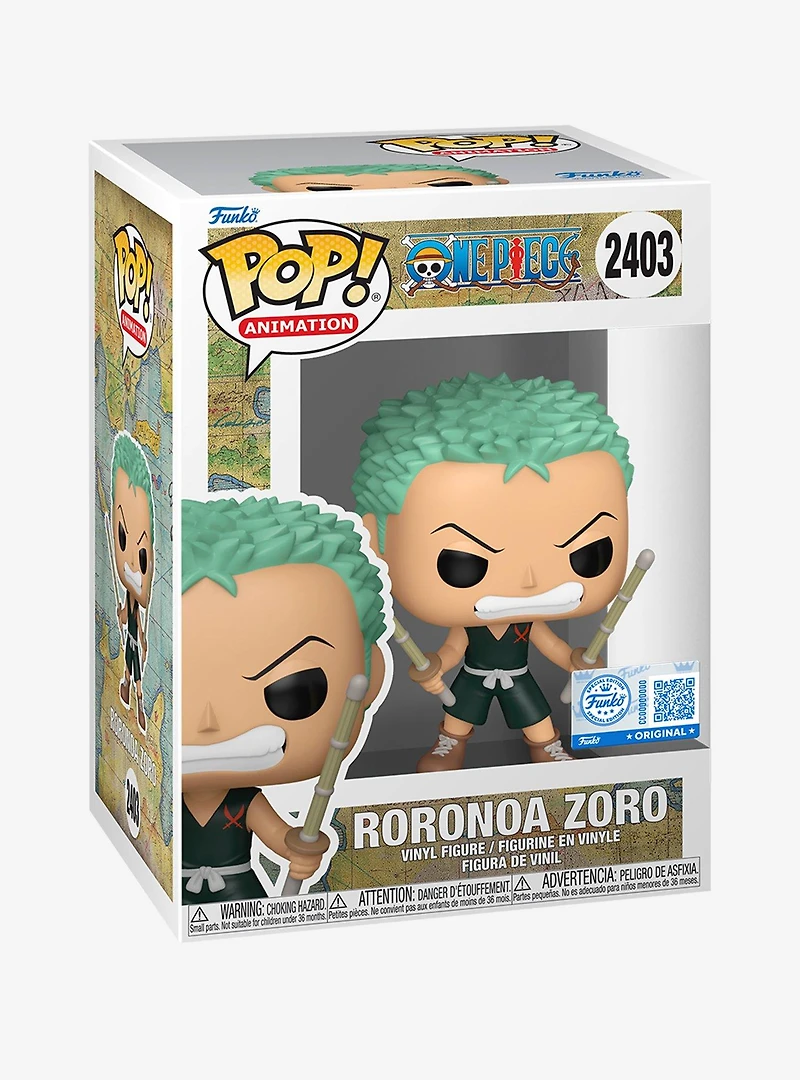 Funko Pop! Animation One Piece Roronoa Zoro Vinyl Figure - BoxLunch Exclusive