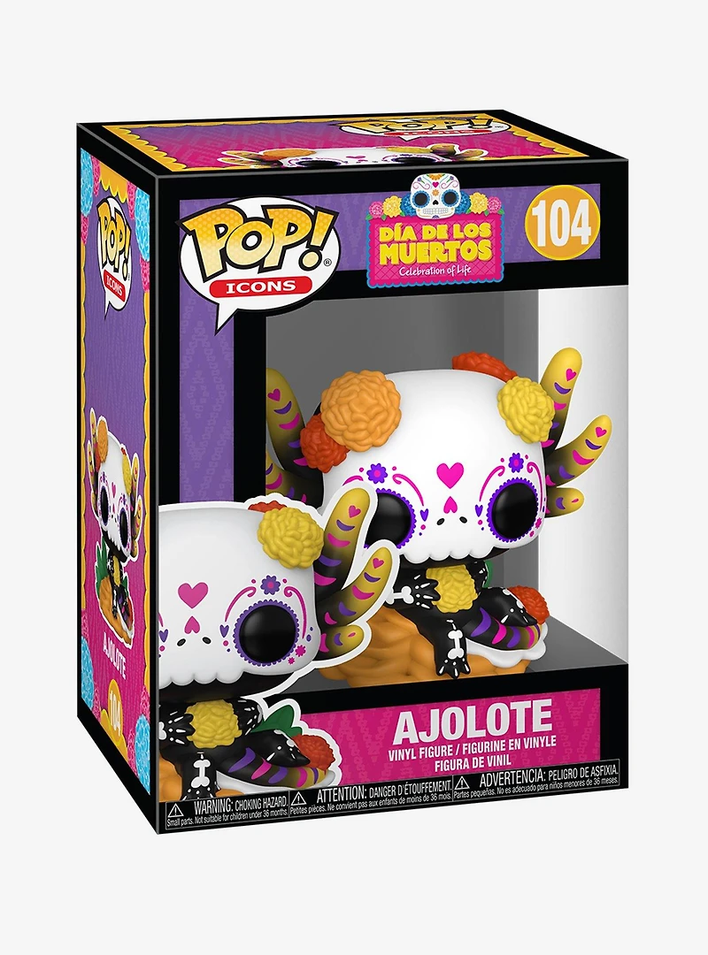 Funko Pop! Icons Día de los Muertos Ajolote Vinyl Figure