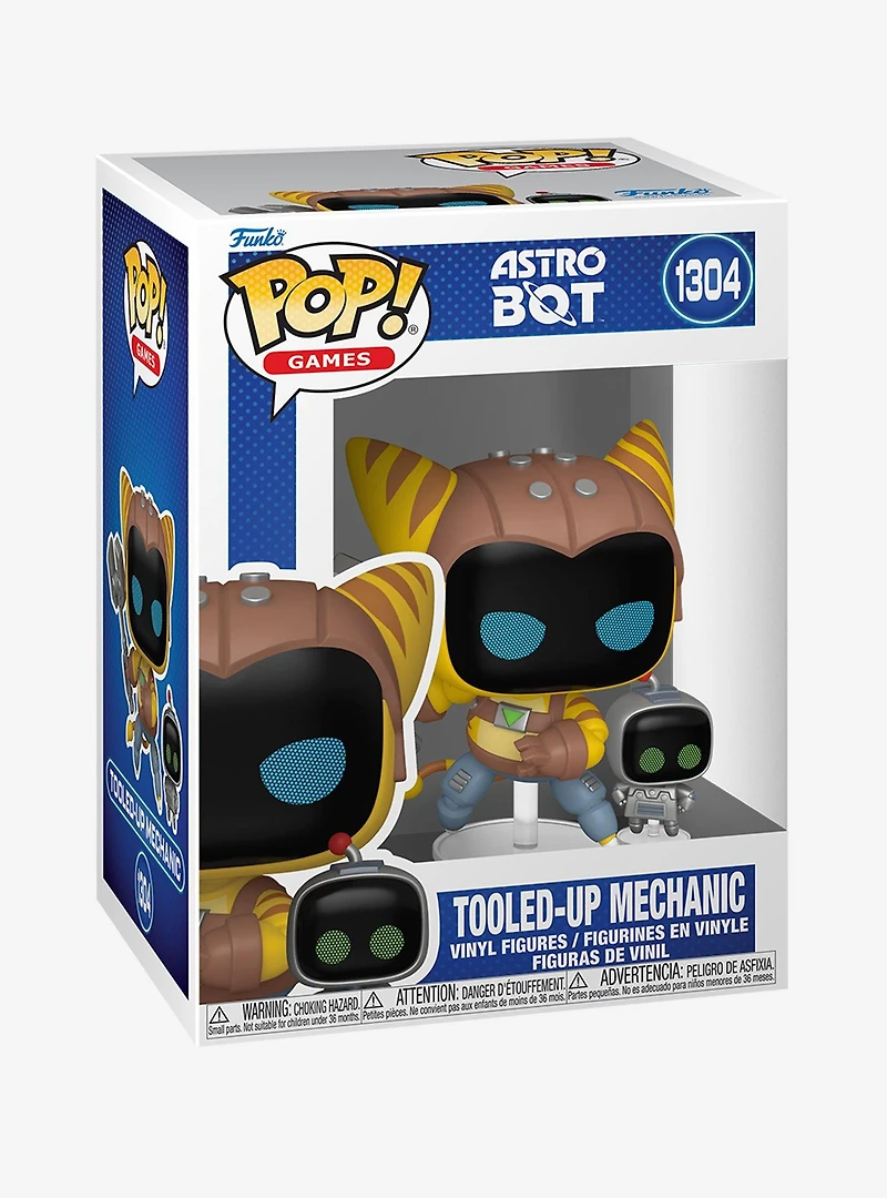Funko Pop! Games Astro Bot Tooled-Up Mechanic Vinyl Figure