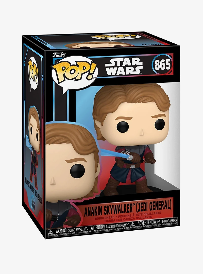 Funko Pop! Star Wars Anakin Skywalker (Jedi General) Vinyl Bobblehead