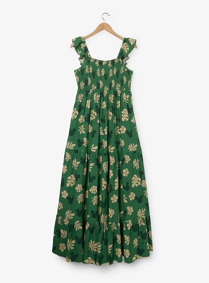 Disney Mickey Mouse Tropical Allover Print Maxi Dress - BoxLunch Exclusive
