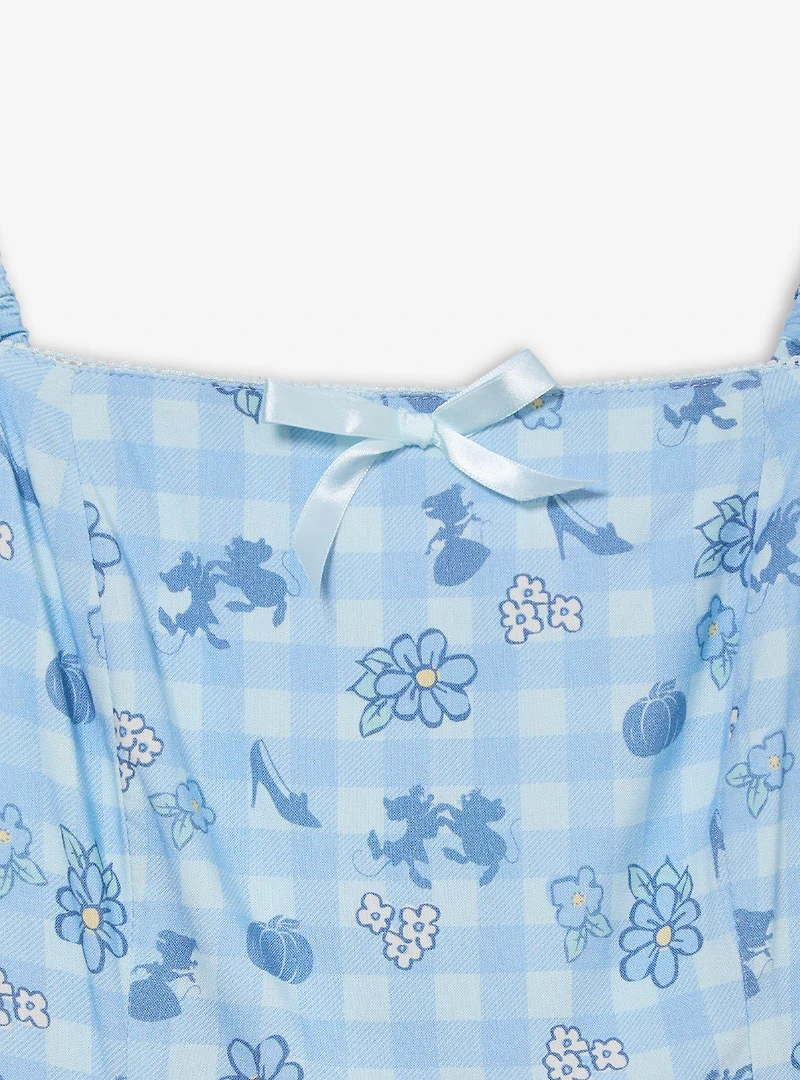 Disney Cinderella Gingham Plus Midi Dress — BoxLunch Exclusive