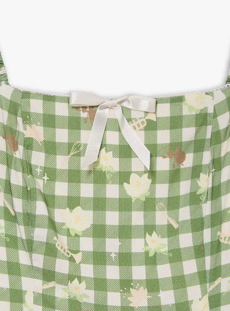 Disney the Princess and Frog Tiana Gingham Midi Dress — BoxLunch Exclusive