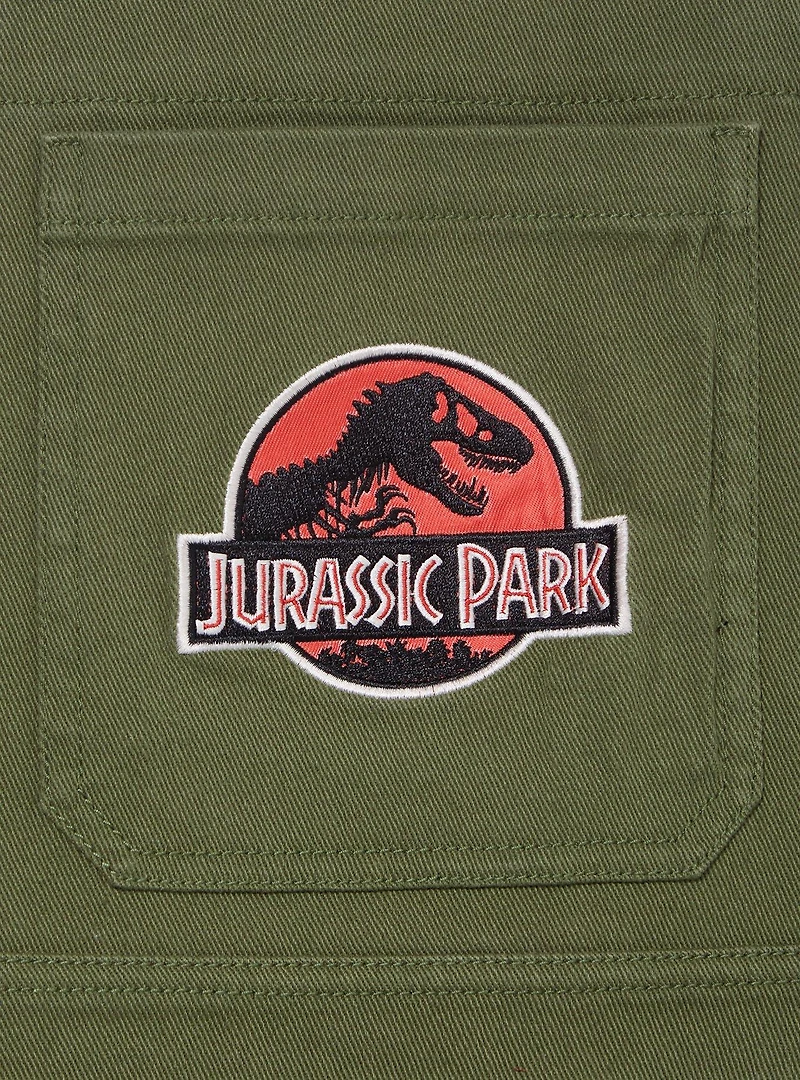 Jurassic Park Embroidered Patches Women's Plus Overall Dress - BoxLunch Exclusive
