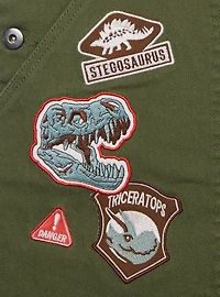 Jurassic Park Embroidered Patches Women's Plus Overall Dress - BoxLunch Exclusive