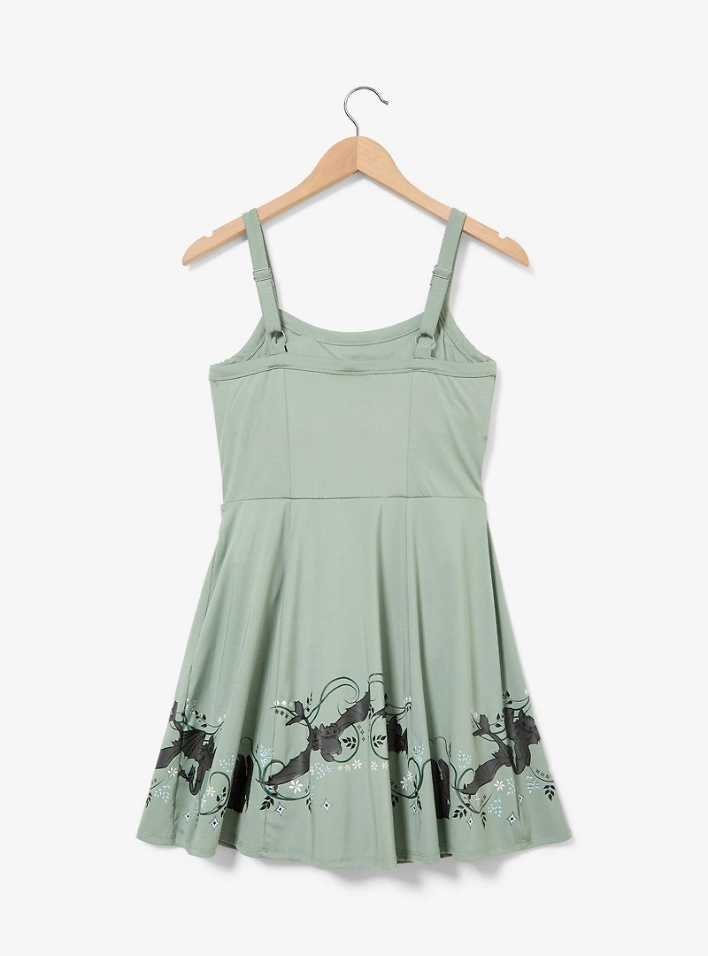 DreamWorks How To Train Your Dragon Toothless Floral Active Dress - BoxLunch Exclusive