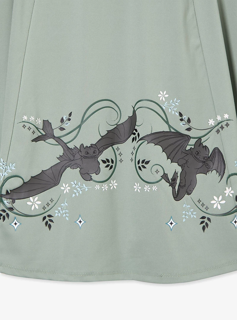 DreamWorks How To Train Your Dragon Toothless Floral Active Dress - BoxLunch Exclusive