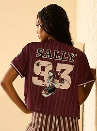 Disney The Nightmare Before Christmas Sally Women's Cropped Baseball Jersey - BoxLunch Exclusive