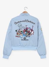 Disney Alice Wonderland Icons Women's Cropped Moto Jacket - BoxLunch Exclusive