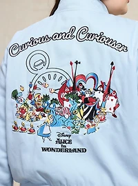 Disney Alice Wonderland White Rabbit Cropped Women's Plus Moto Jacket - BoxLunch Exclusive