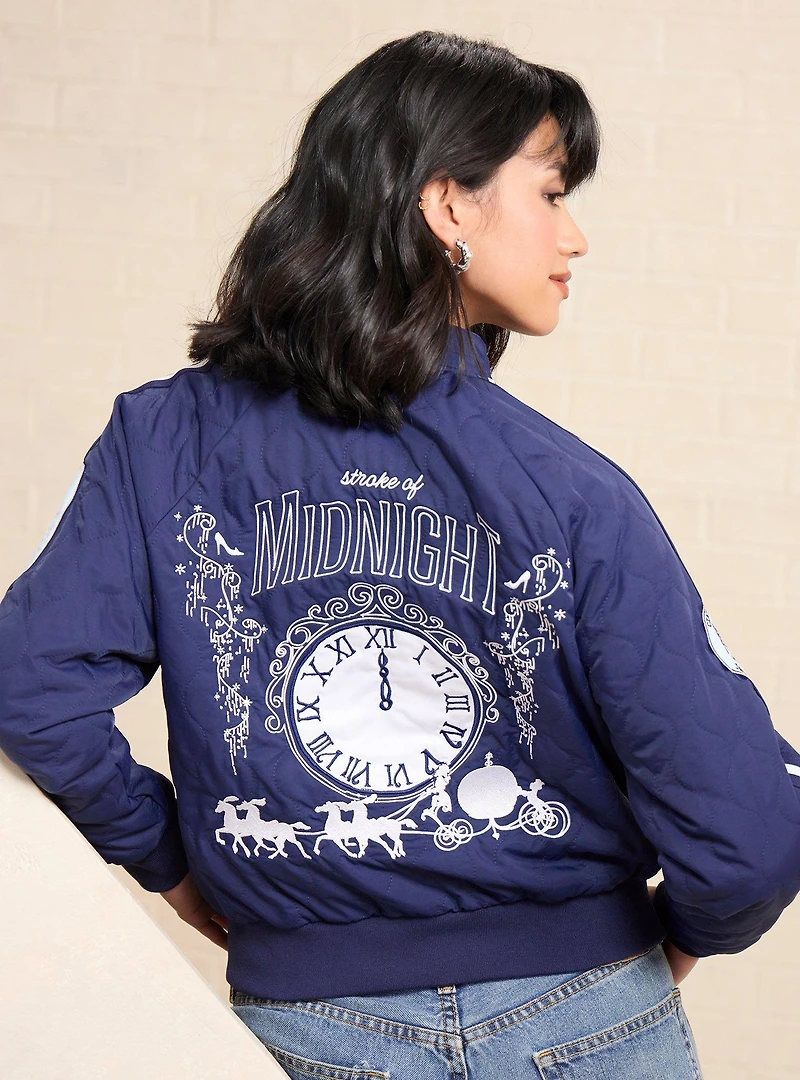 Disney Cinderella Women's Cropped Moto Jacket - BoxLunch Exclusive