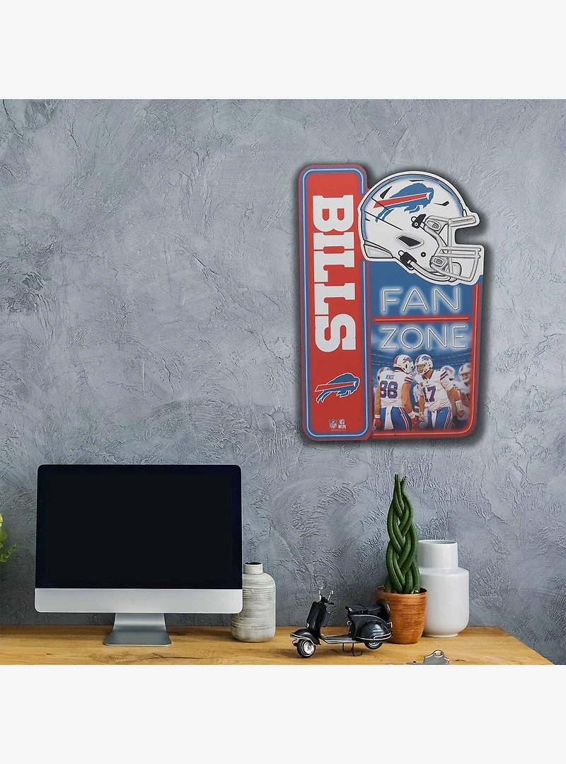 NFL Buffalo Bills Fan Zone Metal Sign