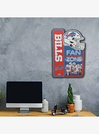 NFL Buffalo Bills Fan Zone Metal Sign