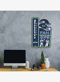 NFL Seattle Seahawks X-Metal Fan Zone Sign