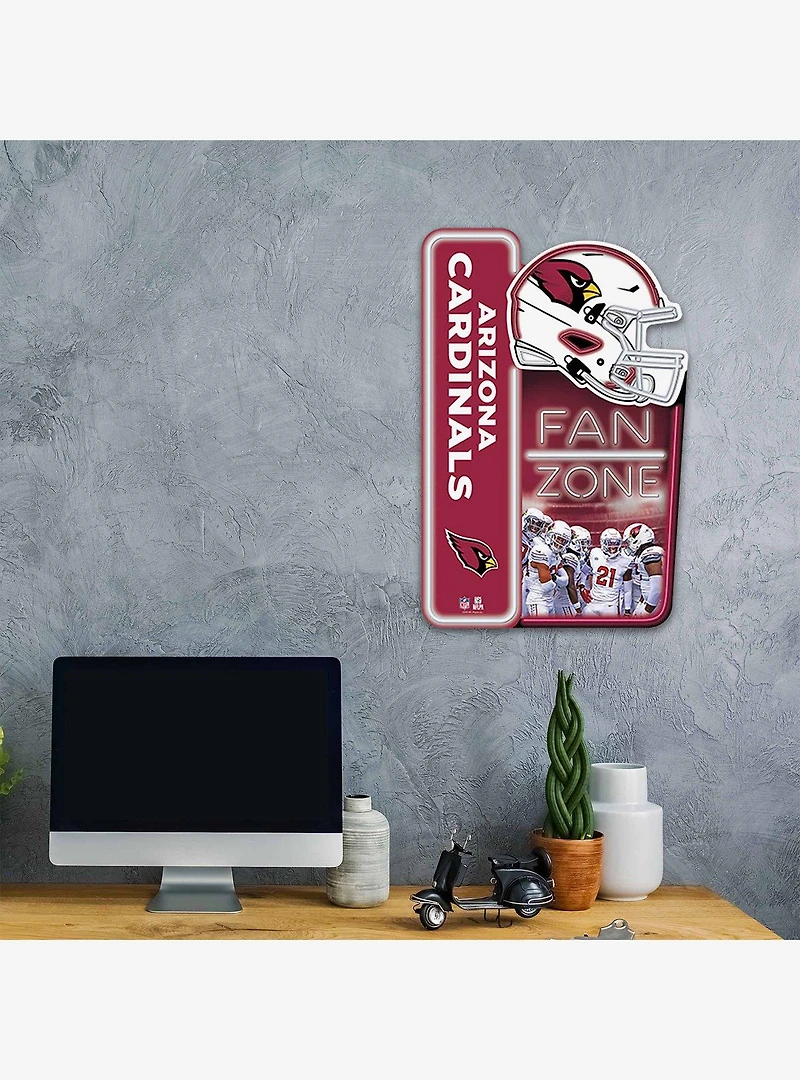 NFL Arizona Cardinals X-Metal Fan Zone Sign