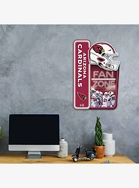 NFL Arizona Cardinals X-Metal Fan Zone Sign