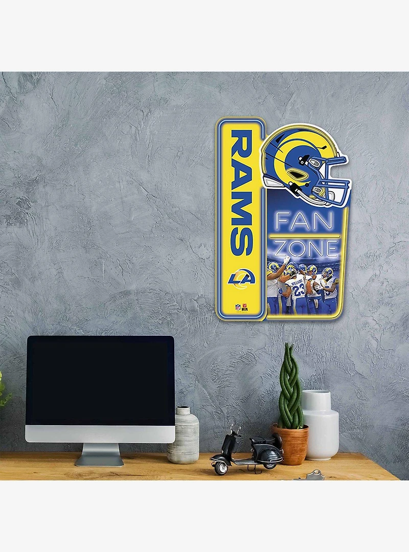 NFL Los Angeles Rams X-Metal Fan Zone Sign