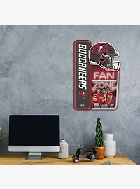 NFL Tampa Bay Buccaneers X-Metal Fan Zone Sign