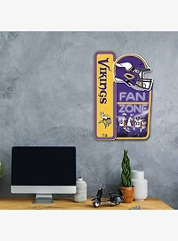 NFL Minnesota Vikings X-Metal Fan Zone Sign