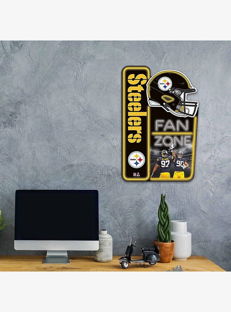 NFL Pittsburgh Steelers X-Metal Fan Zone Sign