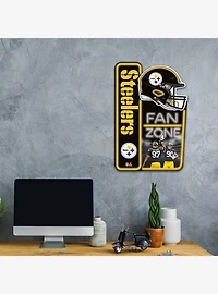 NFL Pittsburgh Steelers X-Metal Fan Zone Sign