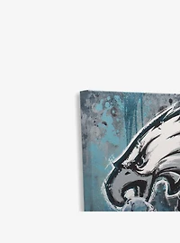 NFL Philadelphia Eagles Jalen Hurts & A.J. Brown Painterly Graffiti Canvas Wall Decor