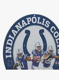 NFL Indianapolis Colts Gameday Round Metal Sign