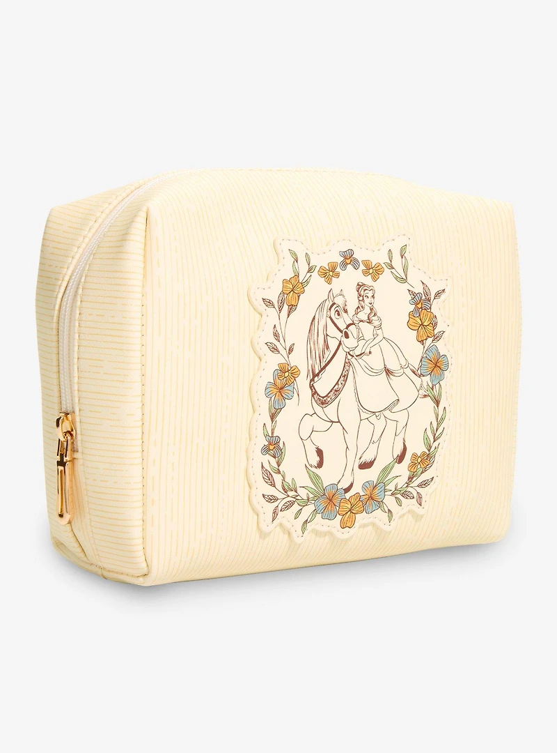 Disney Beauty and the Beast Belle & Philippe Cosmetic Bag — BoxLunch Exclusive