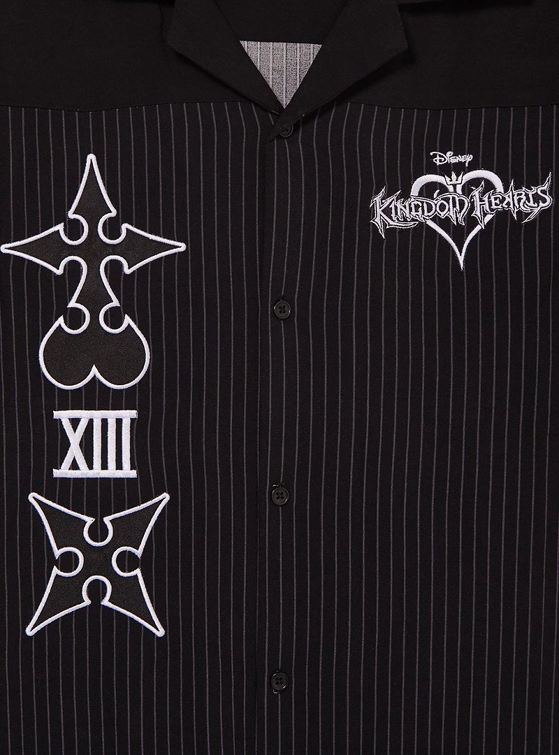 Disney Kingdom Hearts Striped Woven Button-Up - BoxLunch Exclusive