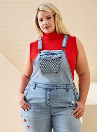 Studio Ghibli® Ponyo Summer Women's Plus Denim Overalls - BoxLunch Exclusive