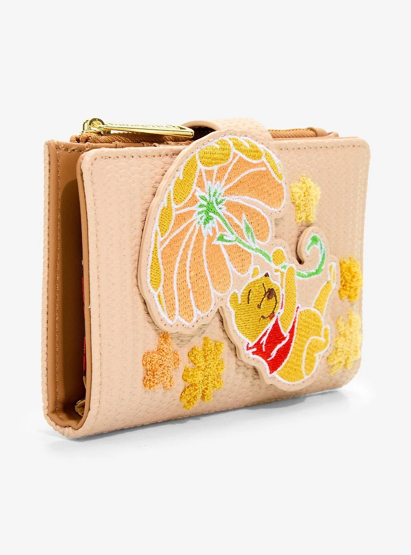 Loungefly Disney Winnie the Pooh Floral Zip Wallet — BoxLunch Exclusive