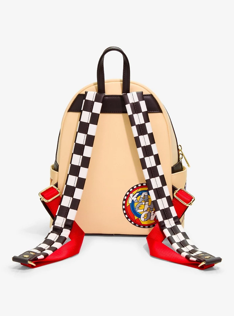 Loungefly Disney Cars Lightning McQueen Stained Glass Mini Backpack — BoxLunch Exclusive