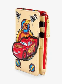 Loungefly Disney Cars Lightning McQueen Stained Glass Zip Wallet — BoxLunch Exclusive