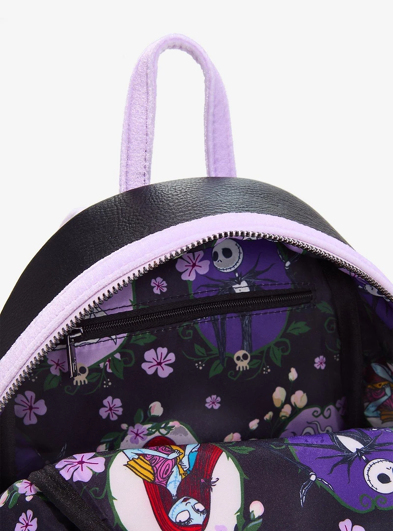 Loungefly Disney The Nightmare Before Christmas Floral Mini Backpack — BoxLunch Exclusive