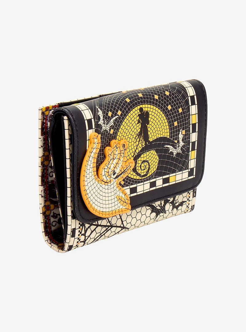 Loungefly Disney The Nightmare Before Christmas Mosaic Hill Scene Wallet - BoxLunch Exclusive