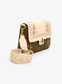 Loungefly Disney Winnie the Pooh Floral Cross Stitch Crossbody Bag - BoxLunch Exclusive