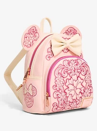 Loungefly Disney Minnie Mouse Floral Ears Mini Backpack - BoxLunch Exclusive