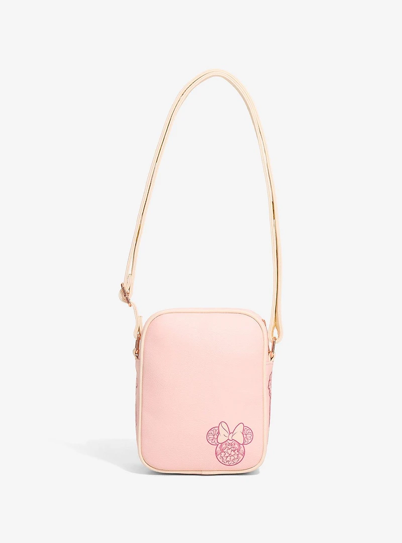 Loungefly Disney Minnie Mouse Floral Ears Crossbody Bag - BoxLunch Exclusive
