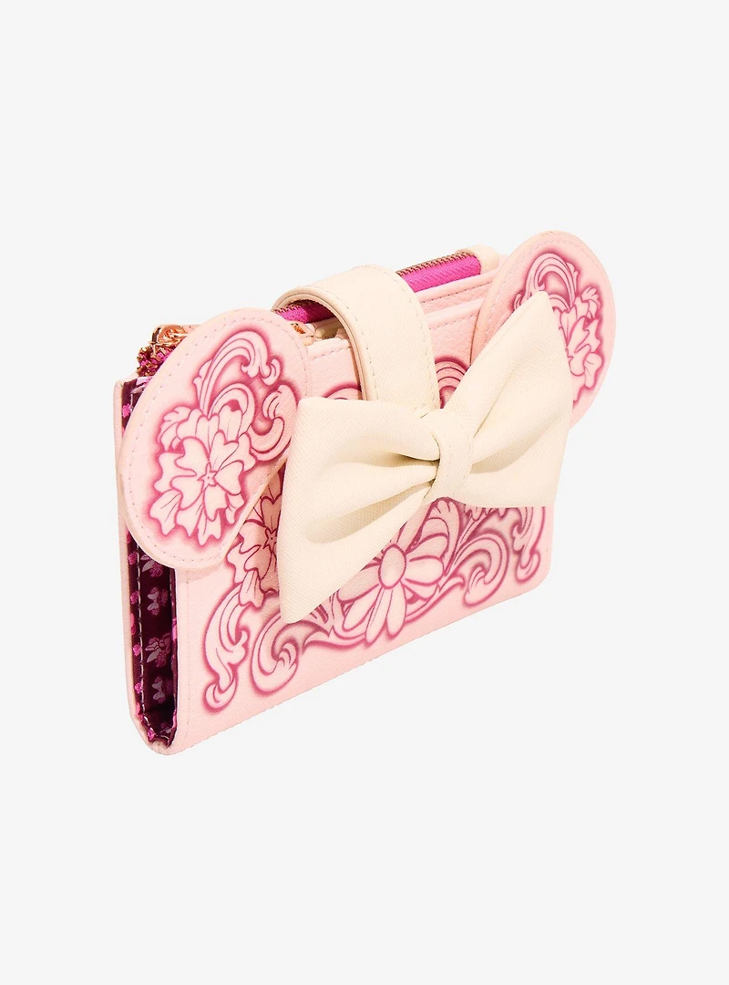 Loungefly Disney Minnie Mouse Foral Ears Wallet - BoxLunch Exclusive