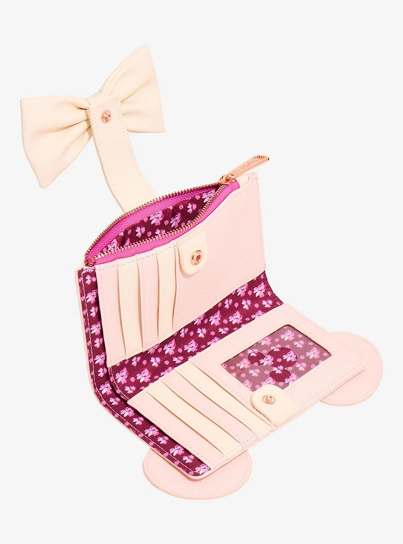 Loungefly Disney Minnie Mouse Foral Ears Wallet - BoxLunch Exclusive